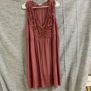 Knox rose v neck semi floral dress